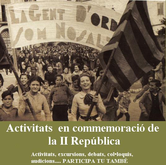 Activitats en commemoració a la proclamació de la II República