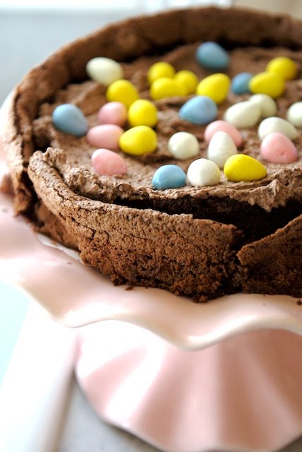 welcome to heatherland: easter egg nest cake