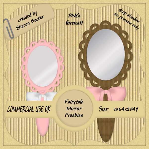 Sharon Becker Creations NEW Fairytale Mirror Script & a Freebie