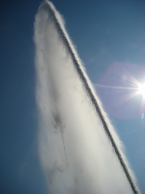 Jet d'Eau in Geneva