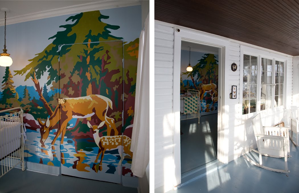 FOUND FREE & FLEA / A VERY MODEST COTTAGE PROJECT vintage paint by