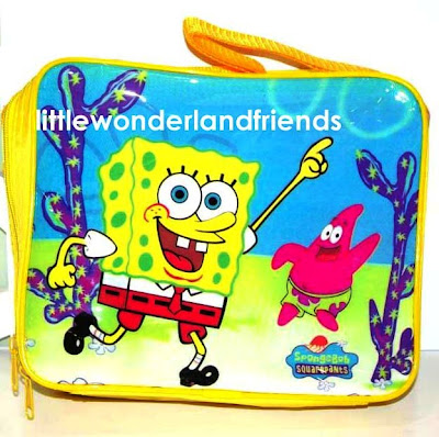 littlewonderlandfriends spongebob squarepants lunch bag nightmare before christmas chain wallet
