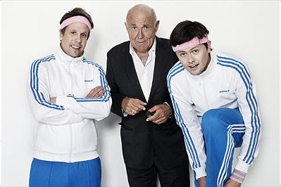 Filip och Fredrik peppar med outfits och Oldsberg. Foto: Daniel Jälmbratt/Kanal 5