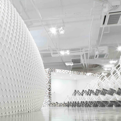 A212 Showroom Corian Design Studio Shanghai By Michael Young