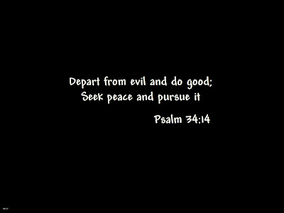 Bible Verse Psalm 34:14 Bible Verse Psalm 34:14