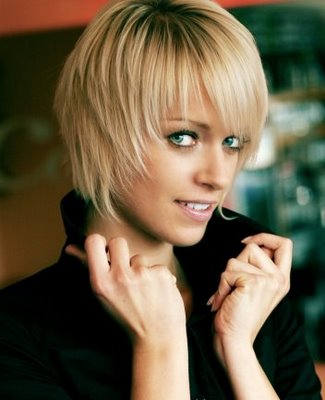 Long Hairstyles With Layers And Side Swept Bangs Short