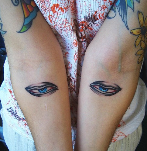 "Udjat" or "Eye of Ra" is one of the most popular Egyptian tattoos that