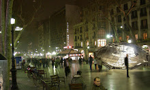 Quiosco en la Ramblas
