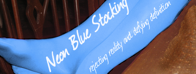 Neon Blue Stocking