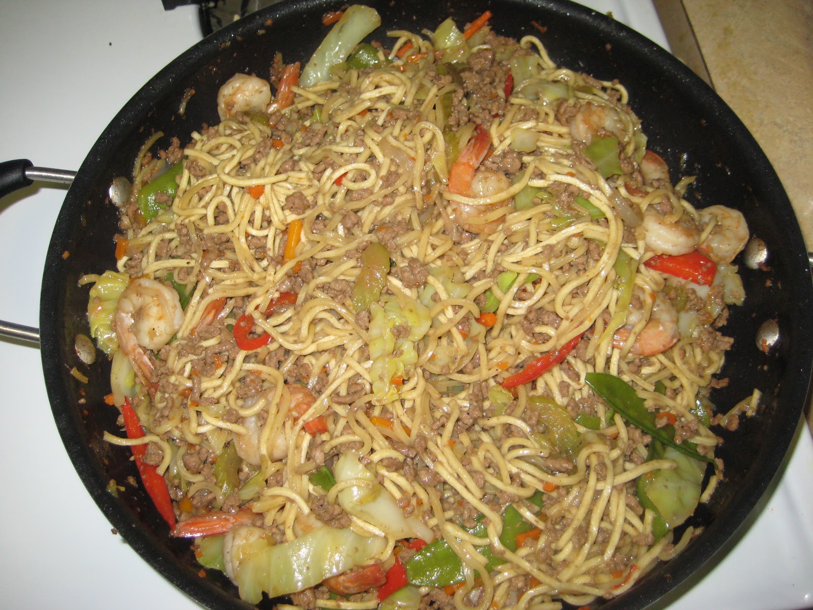Living In New York Iron Chef (pancit cantonfilipino style)