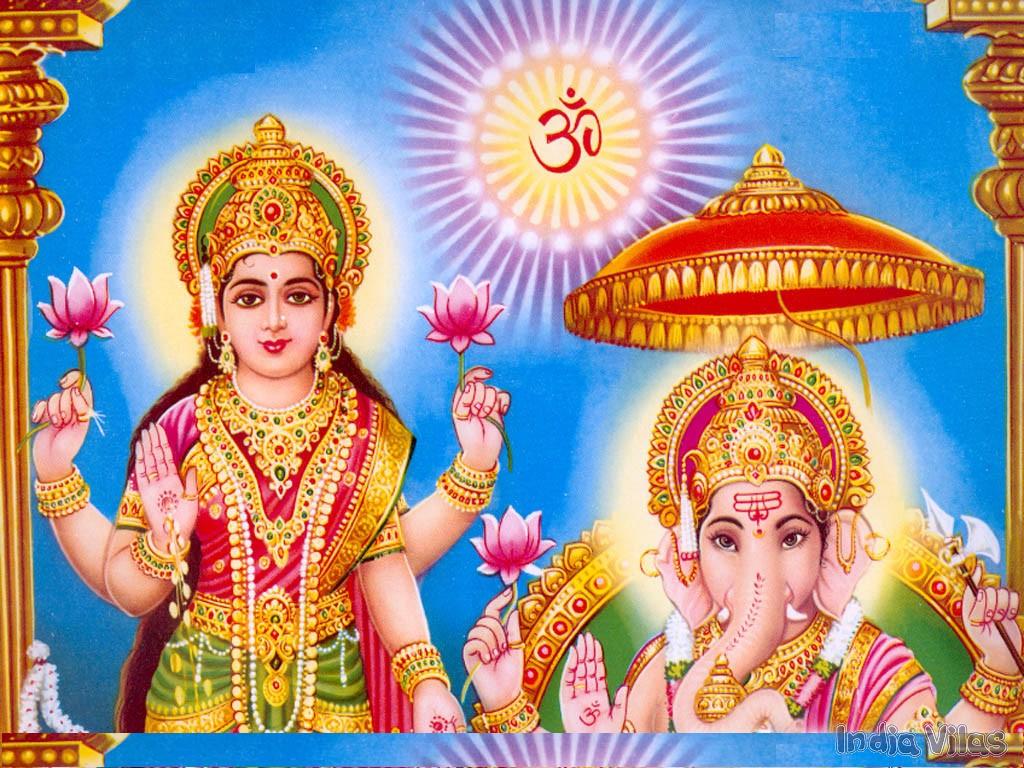 இந்து - கணினி சுவர்ப்படங்கள் Laxmi+Ganesh+11