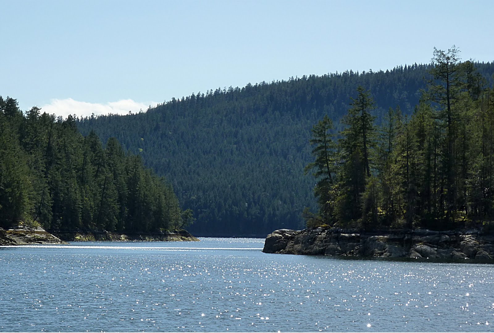 m/v WILD BLUE Cruising Blog 4 Secret Cove, Grace Harbour, Von Donop Inlet