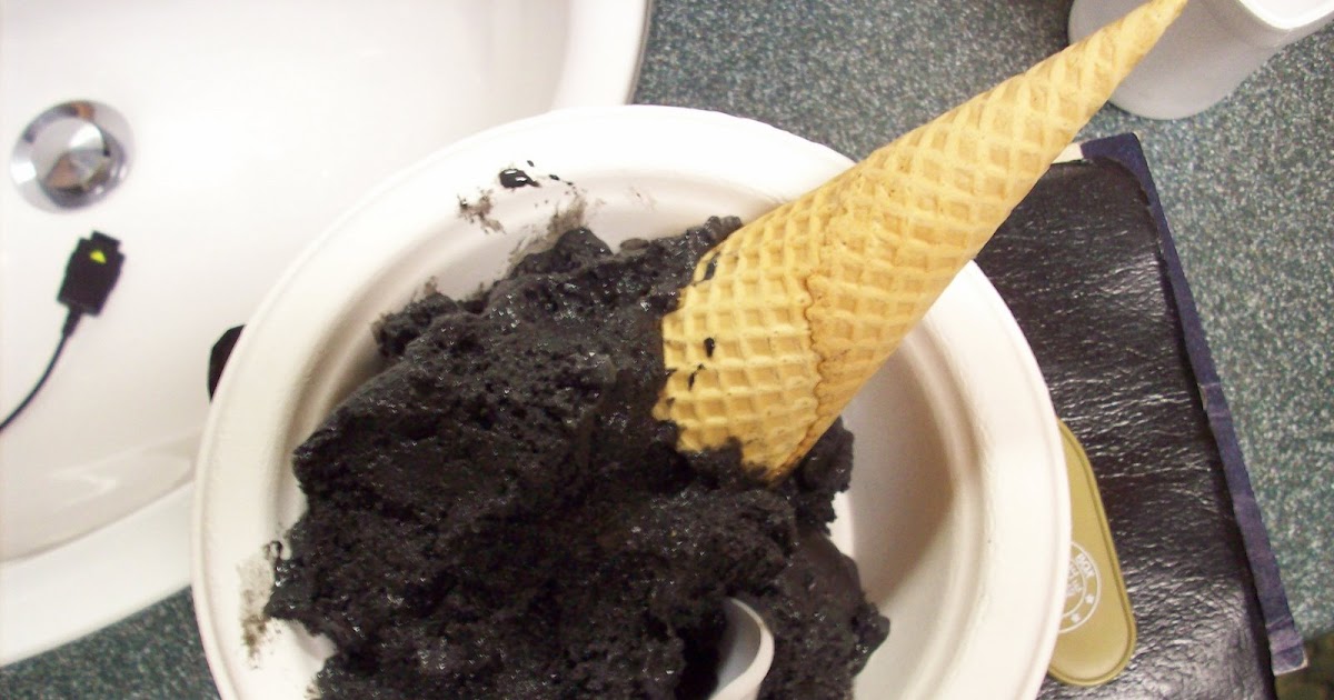 BUMMERFREE ZONE THE BLACK LICORICE ICE CREAM MOSTLY WENT UNEATEN