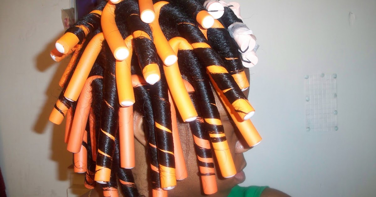 LongerStrongerHair My first flexirod set!