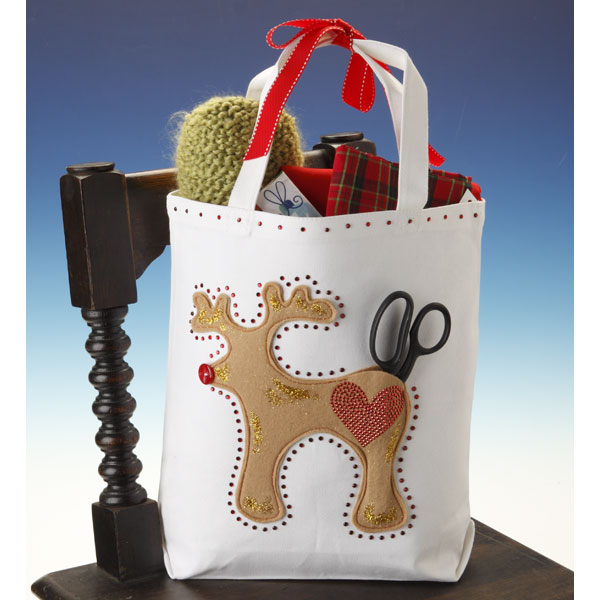 Get Wacky and Crafty with Pattiewack!: DIY Christmas Crochet/Knitting Tote  Bag