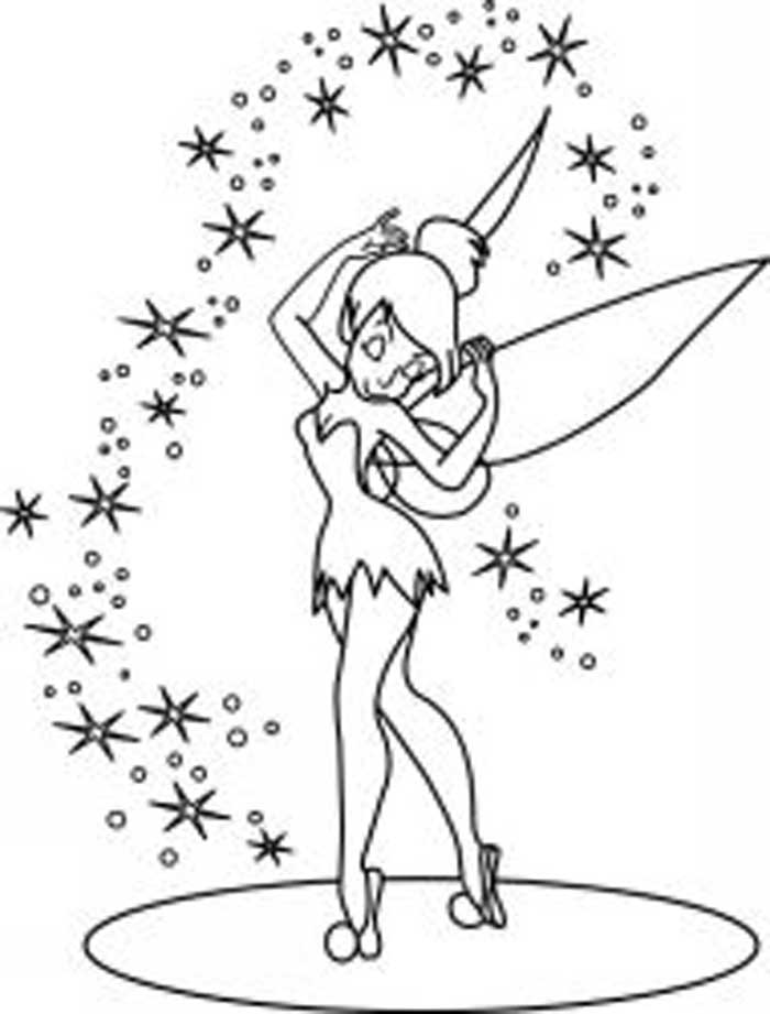 pictures of tinkerbell. coloring pages tinkerbell and
