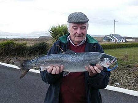 Ce 26 mars, Dan Sugrue prend son 2 saumon de la saison au Currane