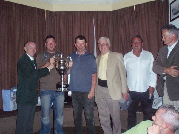 Kinsale Team being presented with cup at Munster Open