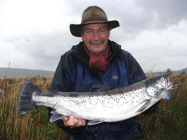 Martin Clancy en action aujourd'hui sur lough Currane