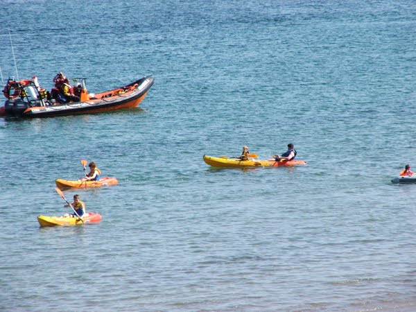Sea Kayak fur Kinder, in Knigtstown (Valentia Island) eine grosse Sache