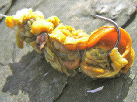 Och een Cocktail crabe-moule brengt et vum Ufer aus