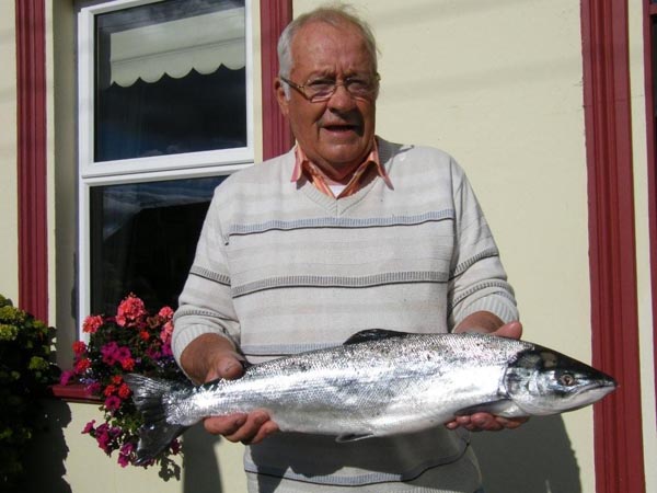 Brod O'Sullivan avec un beau grilse