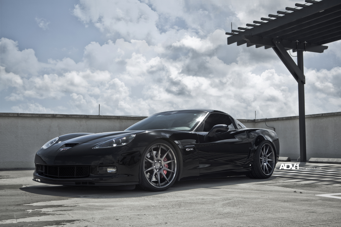Corvette C6 Z06 Black Side View | Cars | Auto | Moto