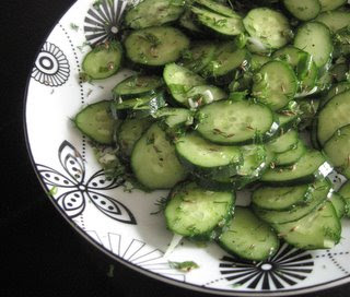 Dill Pickle Cucumber Salad by Ng @ Whats for Dinner? 