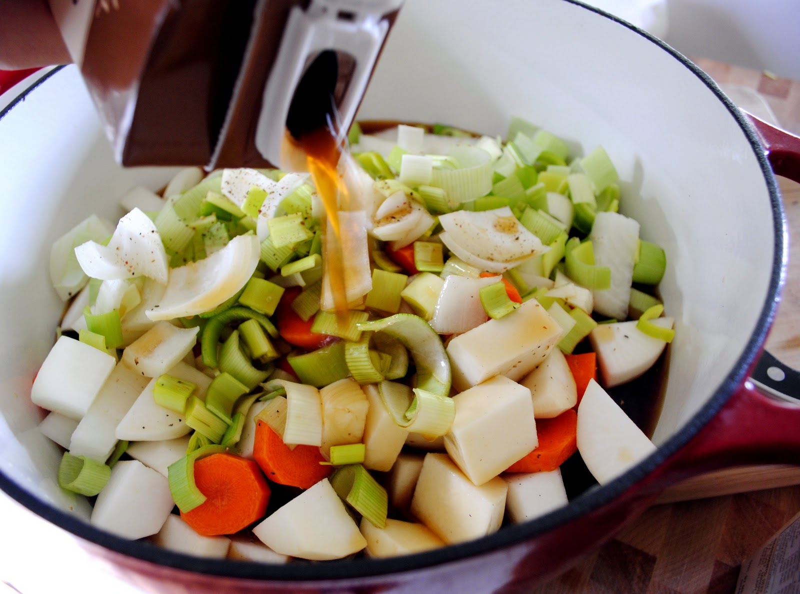 Vegetable Beef and Barley Soup - Simply Scratch