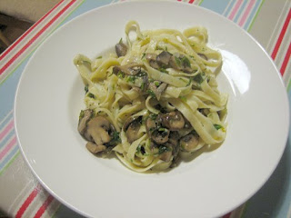mushroom pappardelle