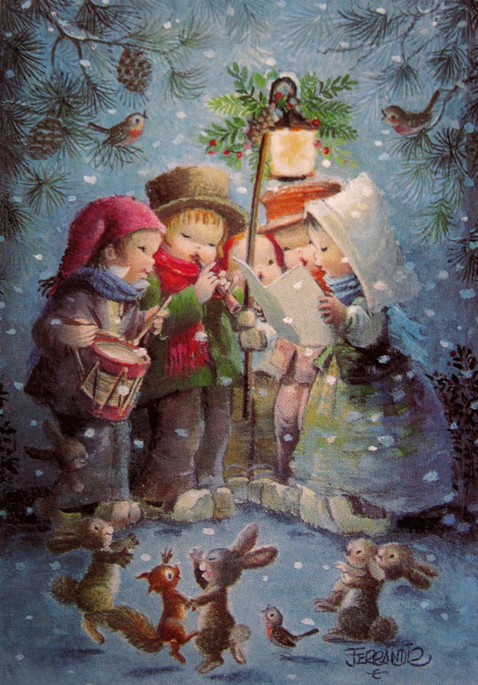 Flutterby Patch: Images of Christmas by Ferrandiz
