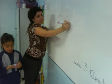 Tía Yocelyn Reyes, en clases de Matemática...