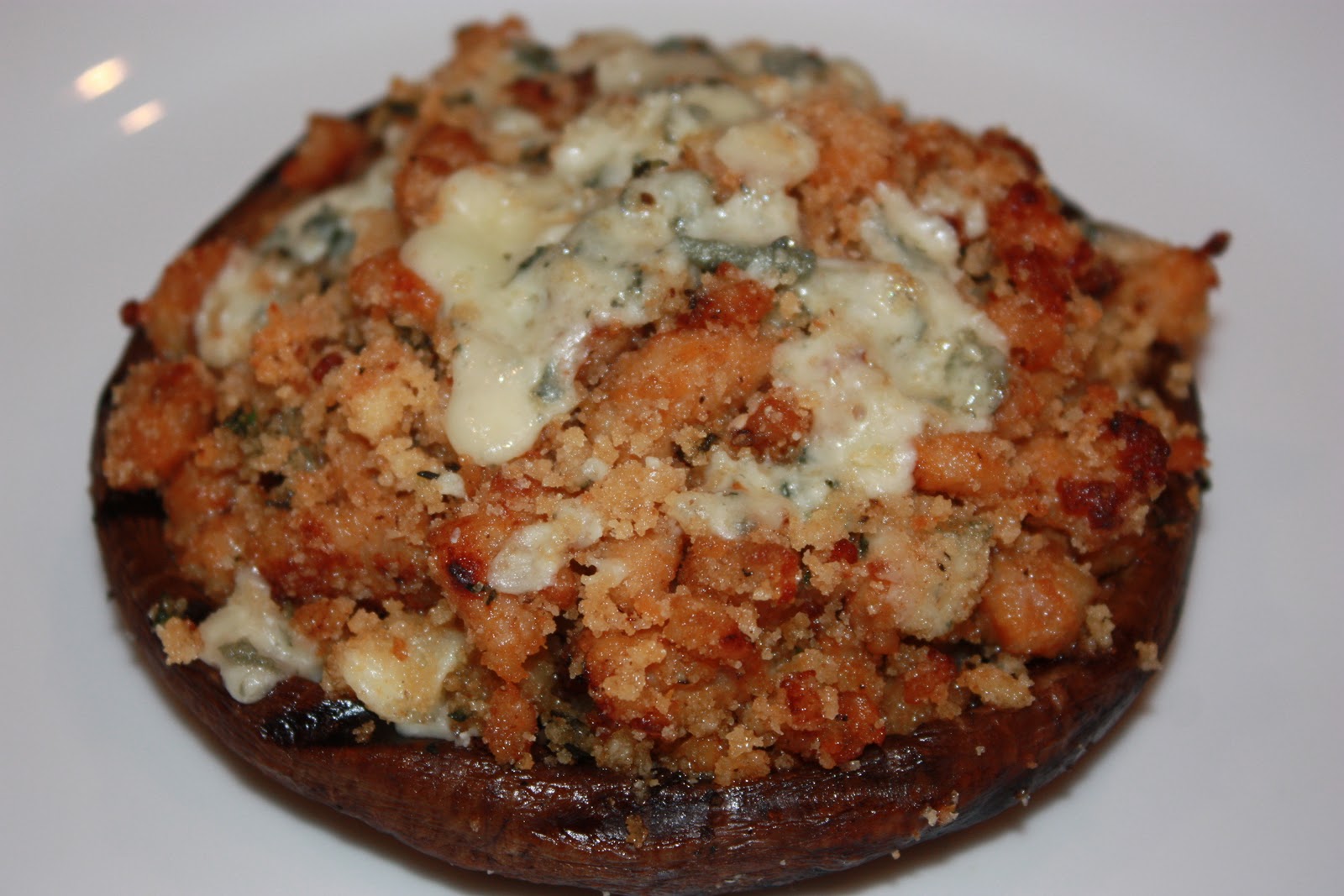 Hungry For More: Grilled and Stuffed Portobello Mushrooms with Gorgonzola