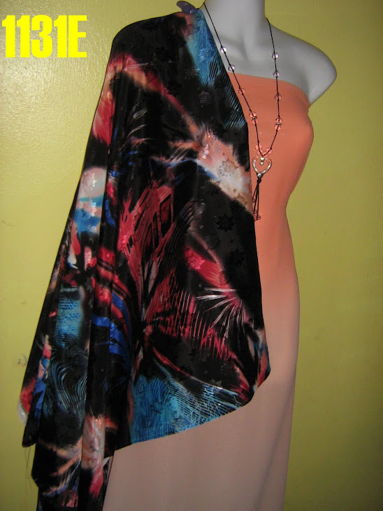 CM 1131E: CHIFFON MATCHING DIGITAL CREPE SILK, 2M+2M, BHG BAJU JARANG DAN PERLU LINING