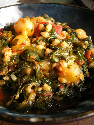 I had bought a big bag of soft wheat berries for another recipe Spinach with Soft Wheat Berries (Buğdaylı Ispanak)