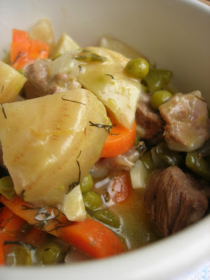 Artichoke and lamb stew is a very common dish in the western Aegean part of Turkey Artichoke Heart and Lamb Stew (Kuzu Etli Enginar)