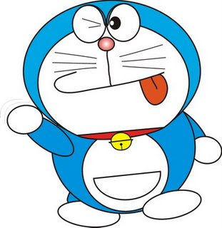 ... doraemon tokoh titular robot kucing yg lucu menggem