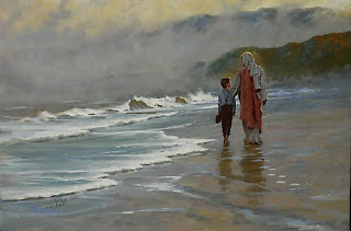 silent thots: st 10 : footprints in the sand