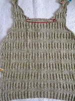 back or front of my cotton vest