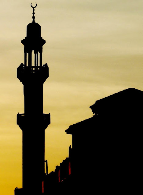 Mosque Minaret View at Evening - Islamic Wallpapers, Kaaba, Madina