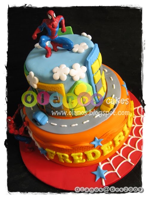 Batman Tiered Birthday Cake Batman Tiered Birthday Cake