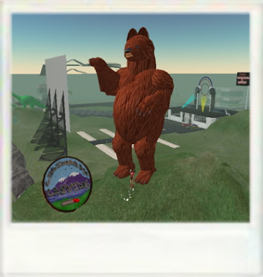 giant carved bear