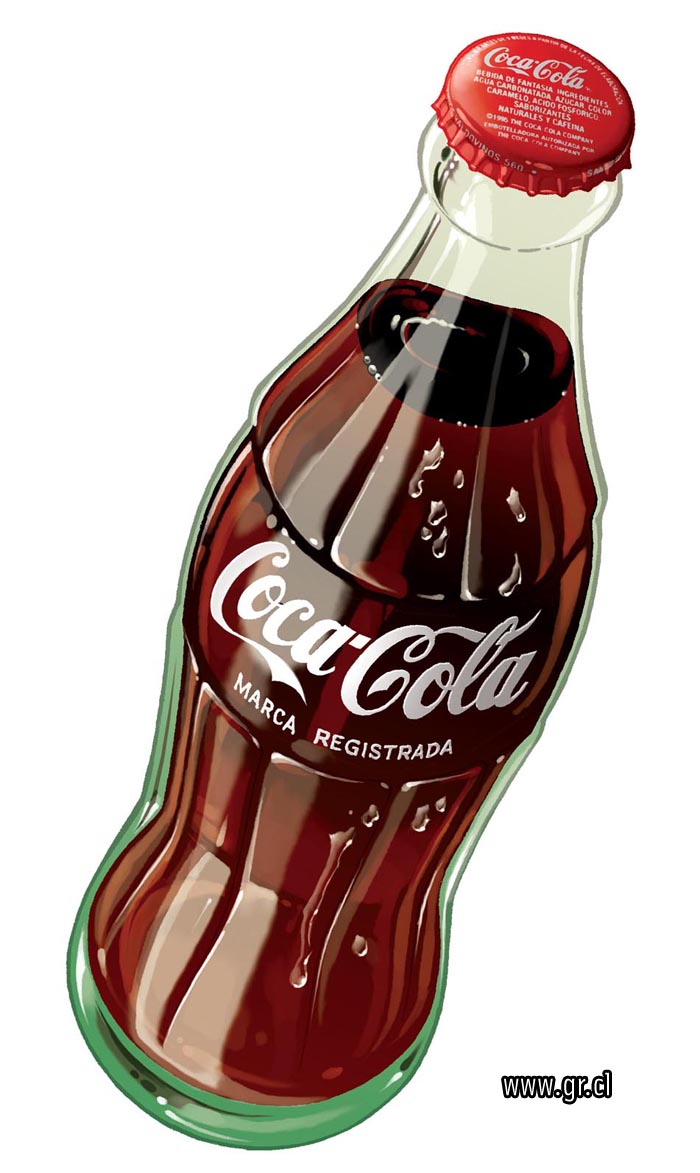 Coca-cola normal vs coca-cola cherrie Botella+coca+cola+color