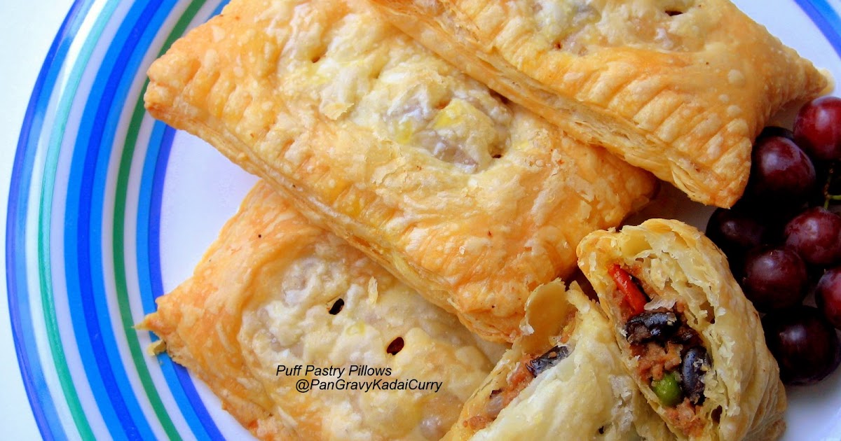 Pan Gravy Kadai Curry Puff Pastry Pillows