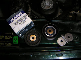 2001 saab 9 3 idler pulley replacement