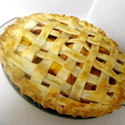 Peach Pie the Old Fashioned Two Crust Way