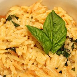 Orzo with Parmesan and Basil