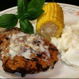 Country Fried Steak with White Gravy