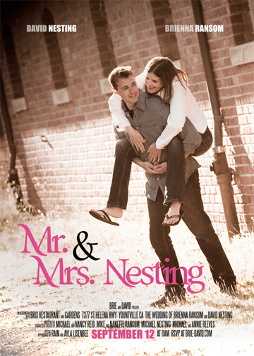 Movie Poster Wedding Invitation Wedding Invitations