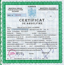 Certificat de fotograf eliberat de ministerul muncii